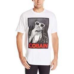 Kurt Cobain - Mens Smoking Box Photo T-Shirt