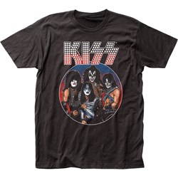 Kiss - Mens Vintage Kiss Fitted Jersey T-Shirt