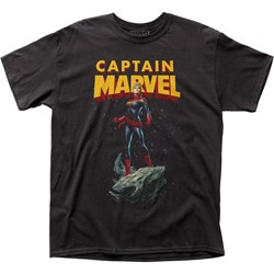 Captain Marvel - Mens Asteroid T-Shirt