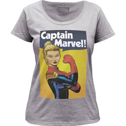 Captain Marvel - Womens Riveter Women'S Scoopneck T-Shirt