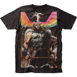 Thor - Mens Rainbow Big Print Subway T-Shirt