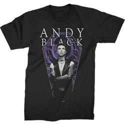 Andy Black - Mens Purple Coffin T-Shirt