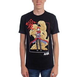 Naruto - Mens Naruto Ship Gaara Kanji Frame T-Shirt