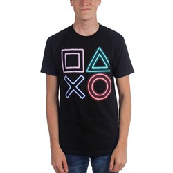 Playstation - Mens Playstation Neon Icons T-Shirt