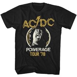 Ac/Dc - Mens Powerage Tour T-Shirt