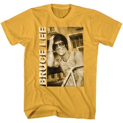 Bruce Lee - Mens Casual Smiling T-Shirt
