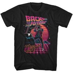 Back To The Future - Mens Synthwave Future T-Shirt