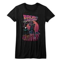 Back To The Future - Girls Synthwave Future T-Shirt