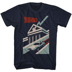 Back To The Future - Mens Simply Distressed T-Shirt