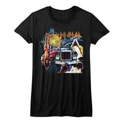 Def Leppard - Girls Jumble T-Shirt
