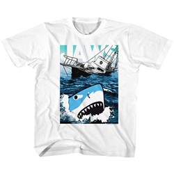Jaws - Unisex-Child Cartoon Sharko T-Shirt