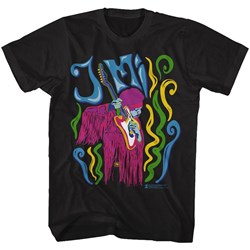 Jimi Hendrix - Mens Psychadelic T-Shirt