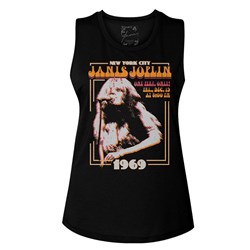 Janis Joplin - Womens New York Muscle Tank Top