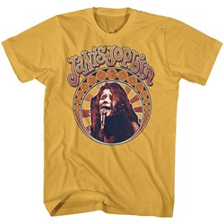 Janis Joplin - Mens Nouveau Circle T-Shirt