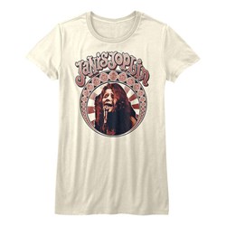 Janis Joplin - Girls Nouveau Circle T-Shirt