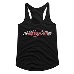 Motley Crue - Womens Red & White Logo Racerback Top