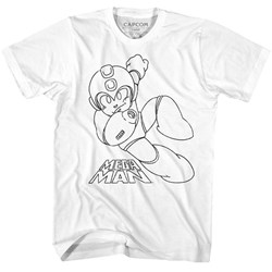 Mega Man - Mens Warped Rock T-Shirt
