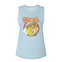 Masters Of The Universe - Womens Rainbow Sword Muscle Tank Top