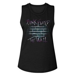 Pink Floyd - Womens Purple Floyd Muscle Tank Top