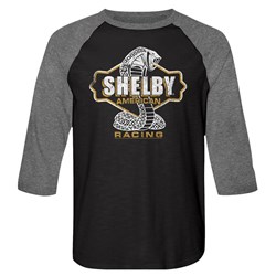 Carroll Shelby - Mens Old Sign Color Change Baseball Tee