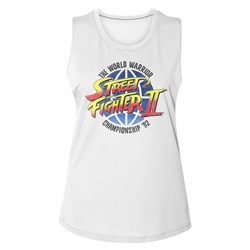 Street Fighter - Womens World Warrior Muscle Tank Top