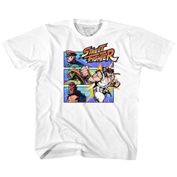 Street Fighter - Unisex-Child Fight A Guy T-Shirt