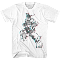Street Fighter - Mens Glitch Fighter T-Shirt