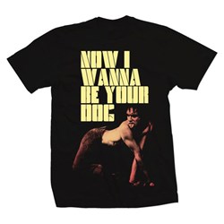 Iggy Pop - Mens Now I Wanna Be Your Dog T-shirt