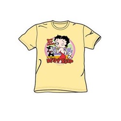 Betty Boop - Kiss Little Boys T-Shirt In Banana