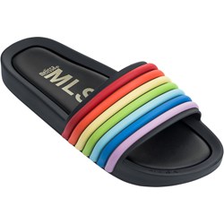 Melissa - Womens Beach Slide 3Db Rainbow Sandal