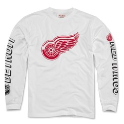 Detroit Red Wings - Mens Maverick Tee Long Sleeve T-Shirt