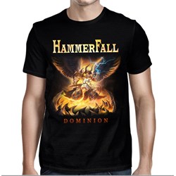 Hammerfall - Mens Dominion Serve In Heaven T-Shirt