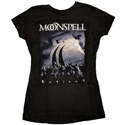 Moonspell - Womens Black Tour Girls T-Shirt