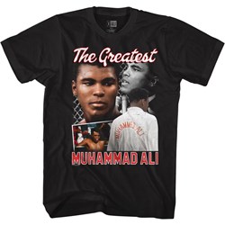Muhammad Ali - Mens Ali Script Collage T-Shirt
