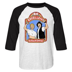 Bill And Ted - Mens Excellent Storybook Raglan T-Shirt