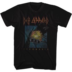 Def Leppard - Mens Faded Pyromania T-Shirt