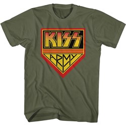 Kiss - Mens Kissarmygreen T-Shirt