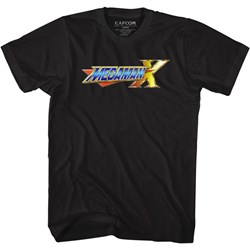 Mega Man - Mens Megaman X Logo T-Shirt