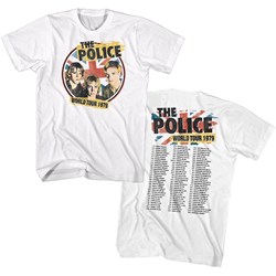 The Police - Mens 79 World Tour T-Shirt