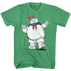 The Real Ghostbusters - Mens Merry Mr. Stay Puft T-Shirt