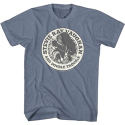 Stevie Ray Vaughan - Mens Srv Badge T-Shirt