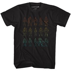 Street Fighter - Mens Outlines T-Shirt
