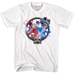 Street Fighter - Mens Champion Circle T-Shirt