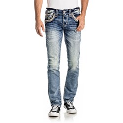Rock Revival Mens Baltic A201 Straight Jeans