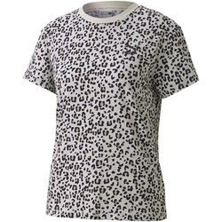 Puma - Womens Classics Aop Logo T-Shirt