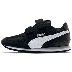 PUMA - Unisex-Baby St Runner V2 Mesh Shoes with Fastener Strap
