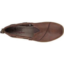 bobs buttoned up brown