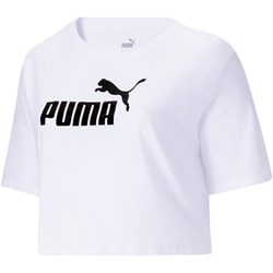 Puma - Womens Ess+ Cropped Logo Plus T-Shirt