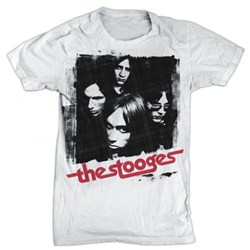 Iggy Pop - Mens Stooges Group Shot T-Shirt