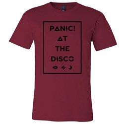 Panic At The Disco - Mens Patd Box Icons T-Shirt